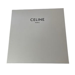CELINE Box White Empty 12x12 Shoe Bag Luxury Box Home Decor Heavy Duty Authentic
